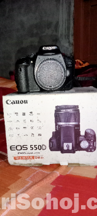 Canon EOS 550D with 18-55mm kit lens and 50mm Prime lans